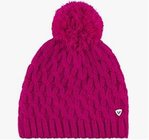 Image of the Rossignol Women's Knitted Hat Bobble Hat Lony, Colour: Pink